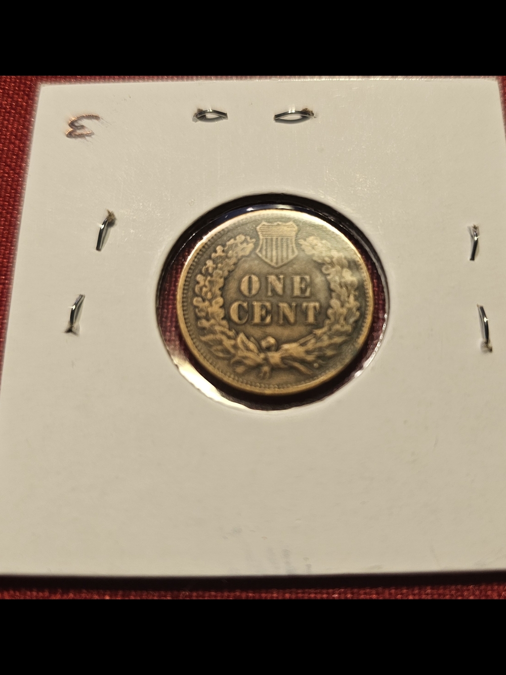 Vintage Indian Head Penny's, (2) 1902, 1907, 1908 - Picture 10 of 10